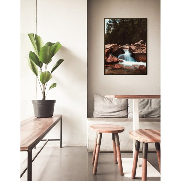 Merced River in Yosemite National Park, USA Waterfall Wall Art Design - Picture 5 of 9